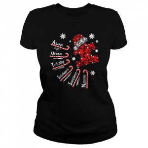 Santa Autism Always Unique Totally Intelligent Sometimes Mysterious Christmas Shirt