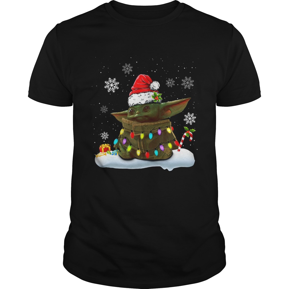 Santa Baby Yoda Christmas Light shirt Santa Baby Yoda Christmas Light shirt