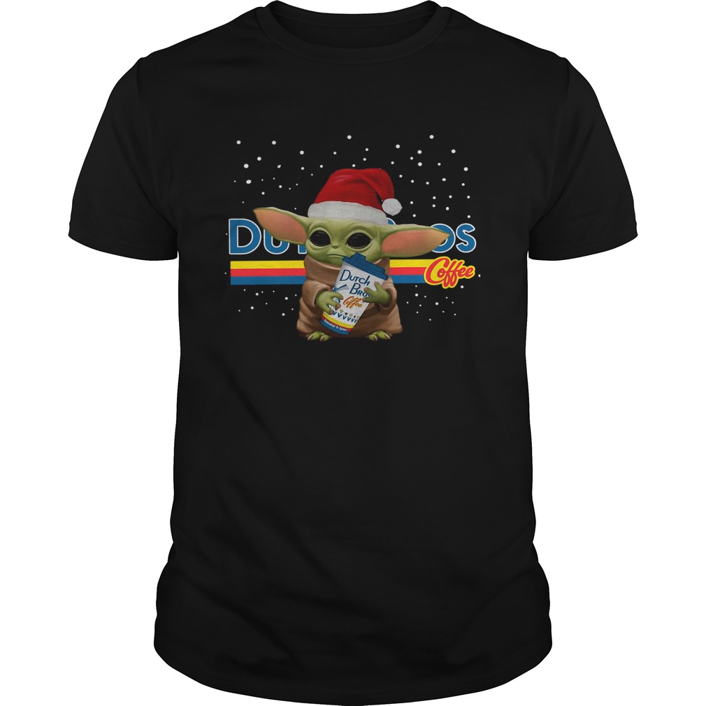 Santa Baby Yoda Dutch Bros Coffee shirt Santa Baby Yoda Dutch Bros Coffee shirt