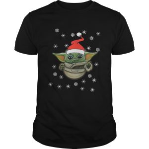 Santa Baby Yoda Snow Christmas shirt