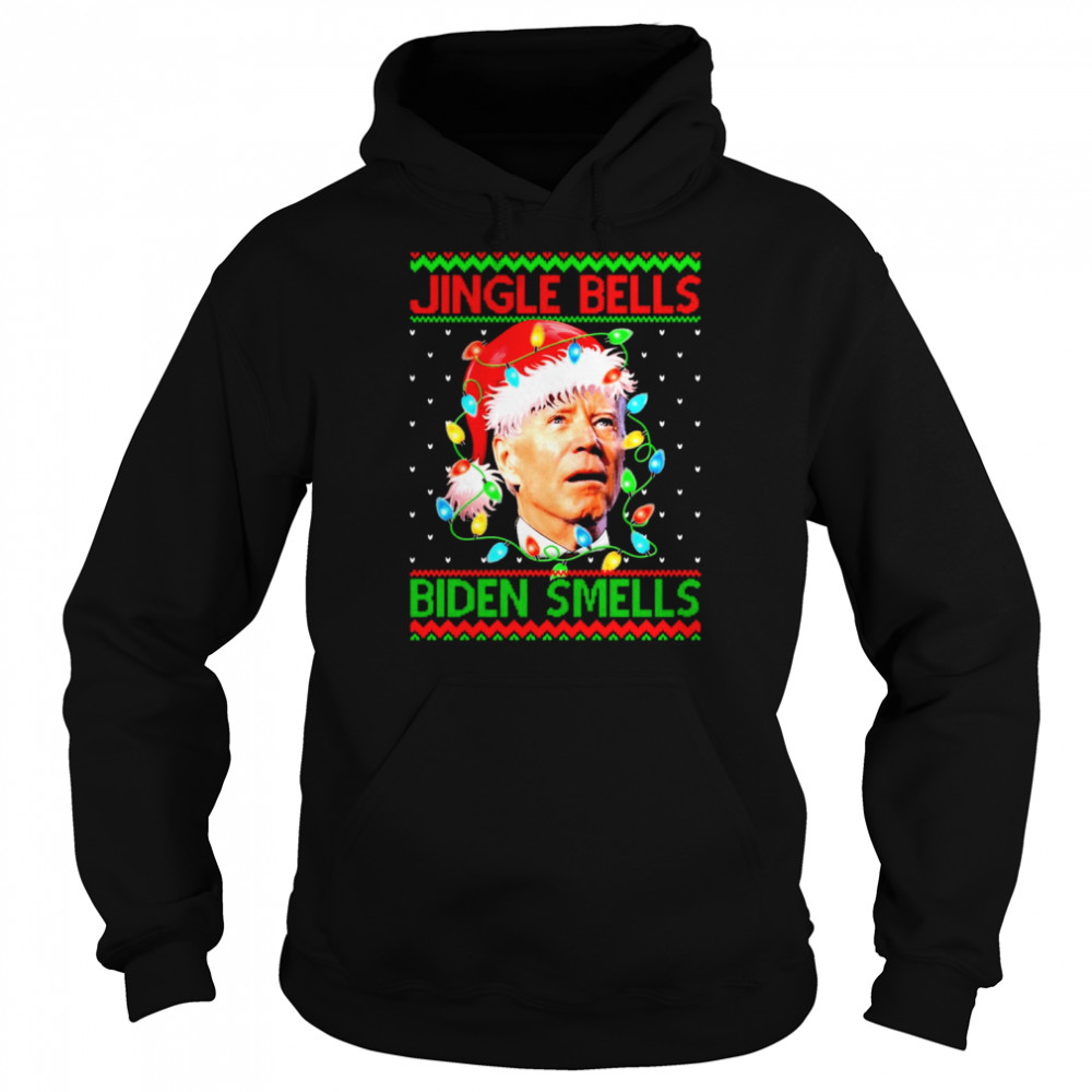 Santa Biden Jingle Bells Biden Smells Ugly Christmas shirt Santa Biden Jingle Bells Biden Smells Ugly Christmas shirt
