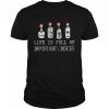 Santa Branaly Gin Rum Vodka Like is full of Important Choices Christmas Shirt