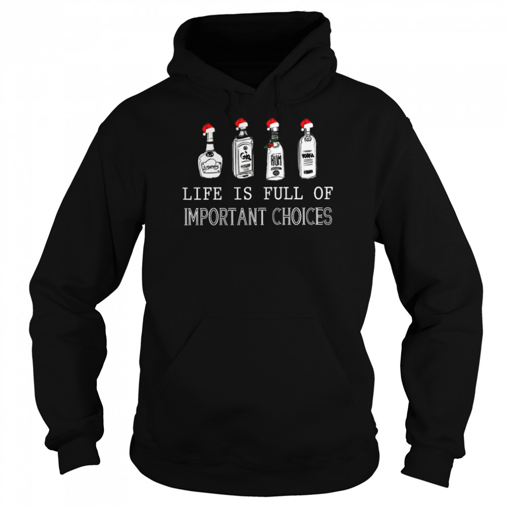 Santa Branaly Gin Rum Vodka Like is full of Important Choices Christmas Shirt Santa Branaly Gin Rum Vodka Like is full of Important Choices Christmas Shirt