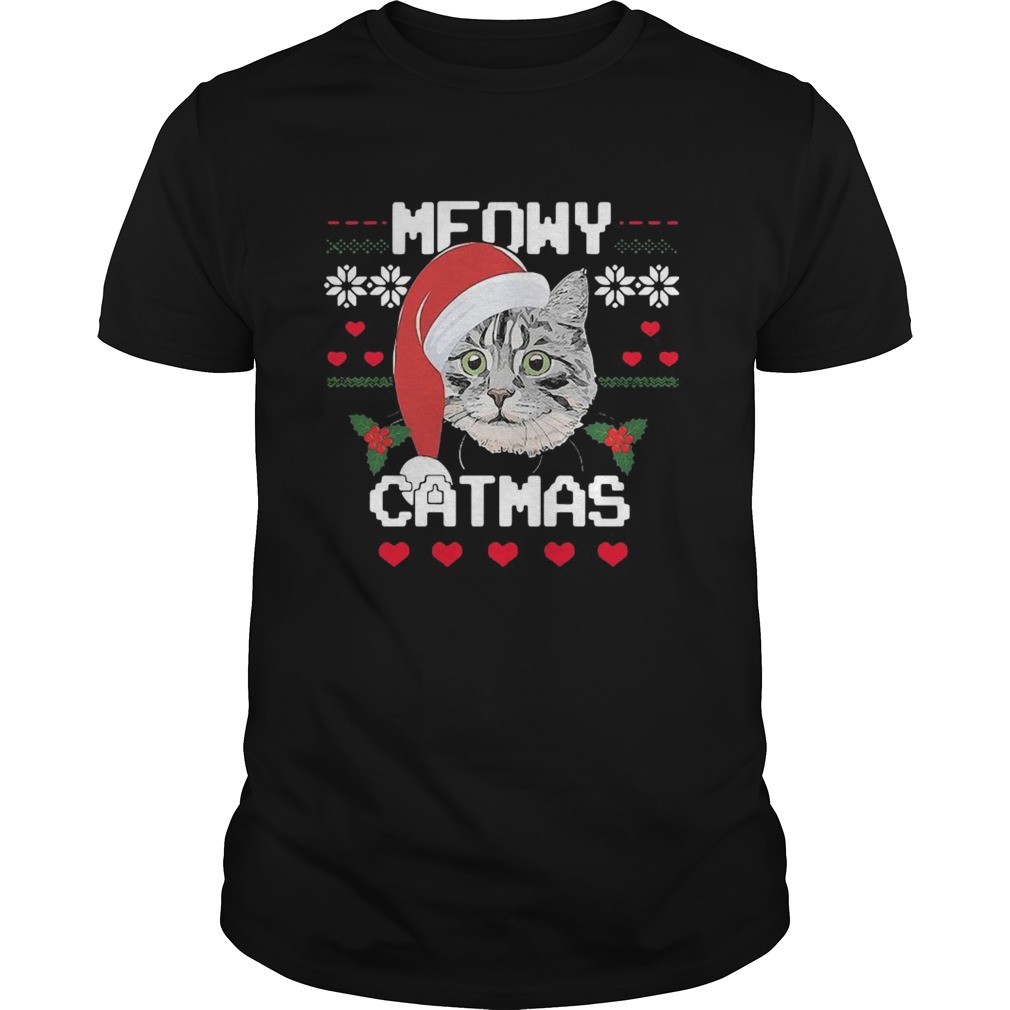 Santa Cat Meowy Catmas Ugly Christmas shirt Santa Cat Meowy Catmas Ugly Christmas shirt