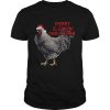 Santa Chicken Merry Cluckin Christmas shirt