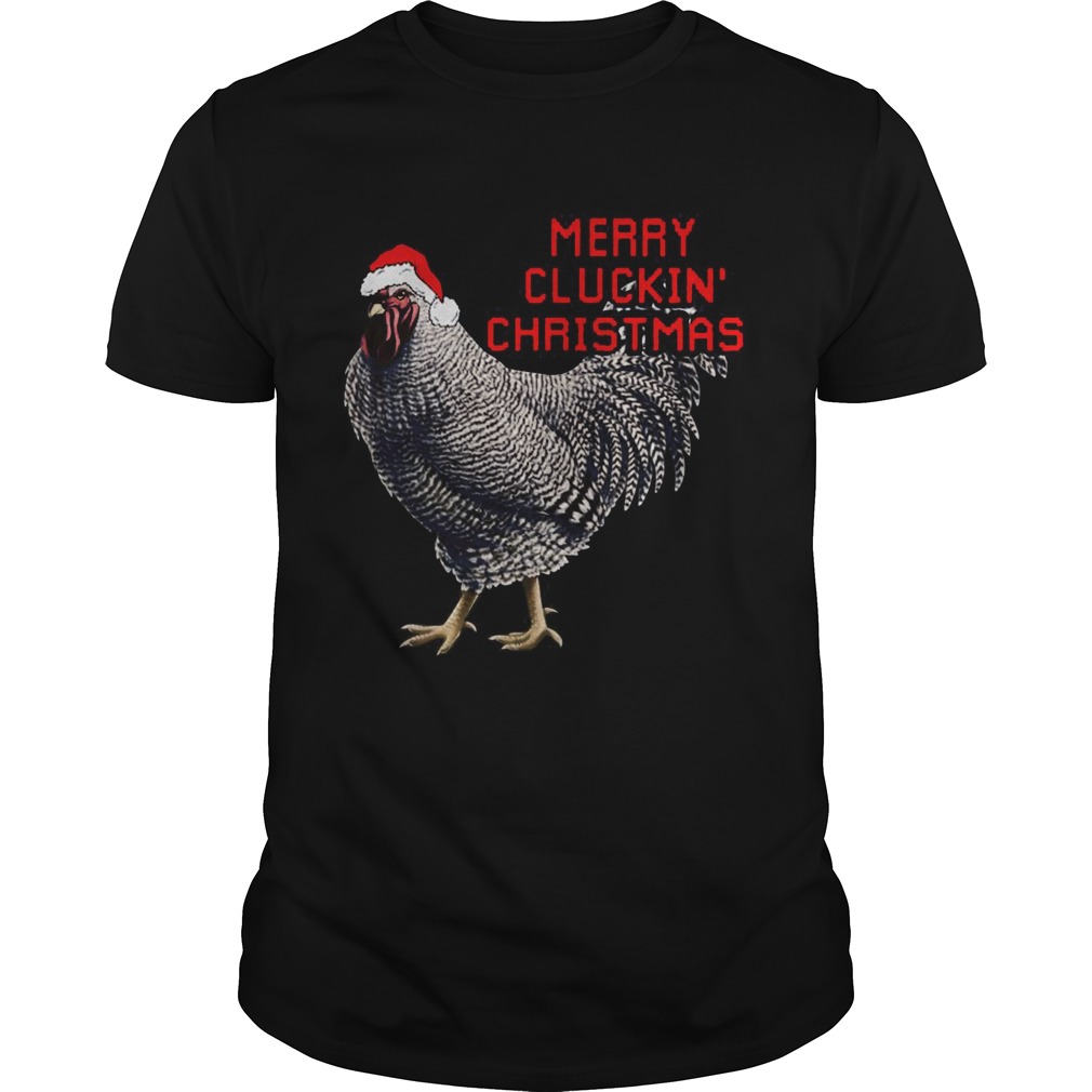 Santa Chicken Merry Cluckin Christmas shirt Santa Chicken Merry Cluckin Christmas shirt