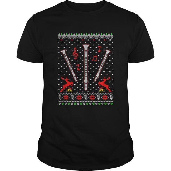 Santa Clarinet Ugly Christmas shirt
