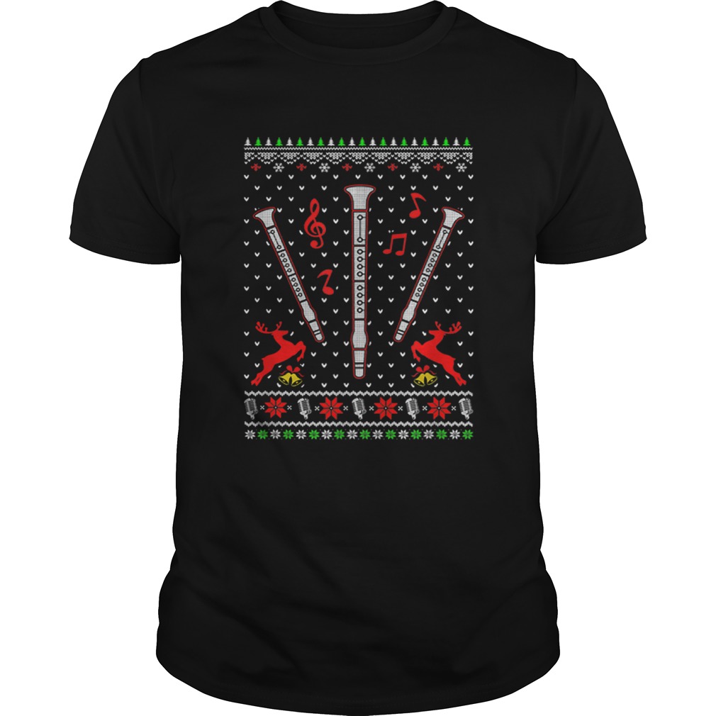Santa Clarinet Ugly Christmas shirt Santa Clarinet Ugly Christmas shirt