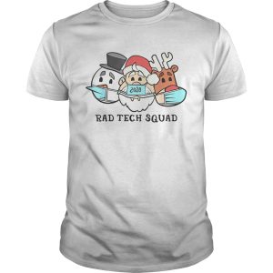 Santa Claus 2020 Rad Tech Squad Snow and Reindeer Wear Mask shirt