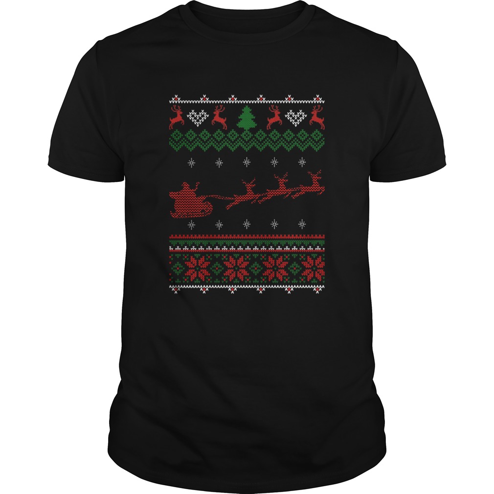 Santa Claus And Deers Ugly Christmas shirt Santa Claus And Deers Ugly Christmas shirt