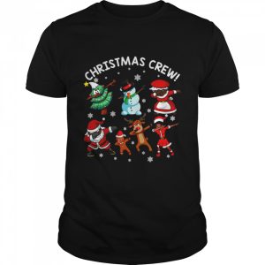 Santa Claus And Friends Dab Dance Dabbing Christmas Crew shirt