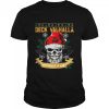 Santa Claus Deck Valhalla With Skulls Of Glory Ugly Merry Christmas shirt