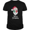 Santa Claus Face Mask Bandera De Mexico Flag Merry Christmas shirt