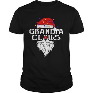 Santa Claus Grandpa Claus Merry Christmas Light shirt