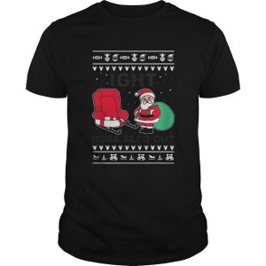 Santa Claus Ight Imma Sled Out Christmas shirt