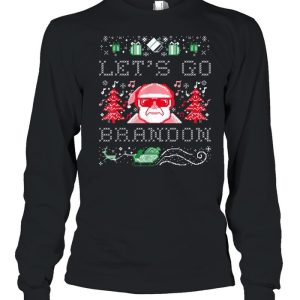 Santa Claus Let's Go Brandon Ugly Christmas Shirt 3