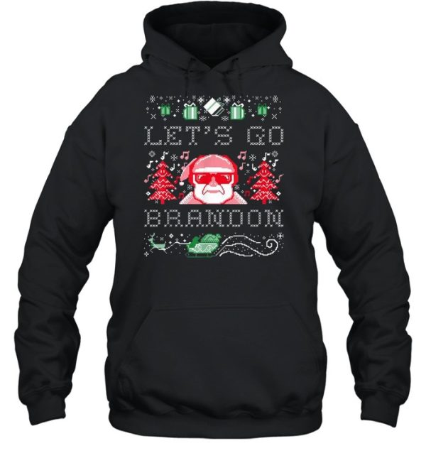 Santa Claus Let’s Go Brandon Ugly Christmas Shirt