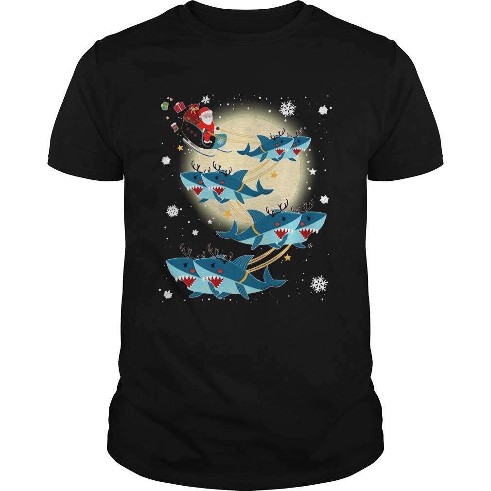 Santa Claus Riding Shark Reindeer Christmas Santa Claus Riding Shark Reindeer Christmas