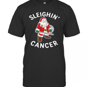 Santa Claus Sleighin’ Cancer T-Shirt
