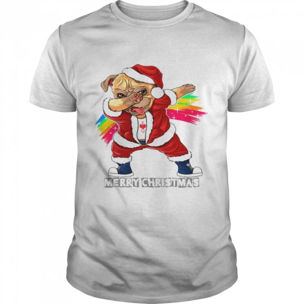 Santa Claus The Cute Pug Santa Clause Cute shirt