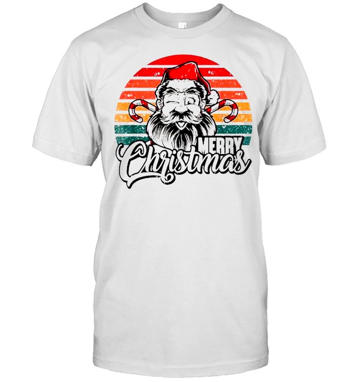 Santa Claus Vintage Merry Christmas Sweatshirt Santa Claus Vintage Merry Christmas Sweatshirt