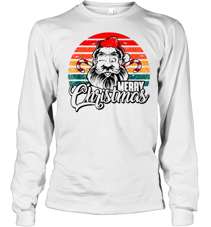Santa Claus Vintage Merry Christmas Sweatshirt Santa Claus Vintage Merry Christmas Sweatshirt