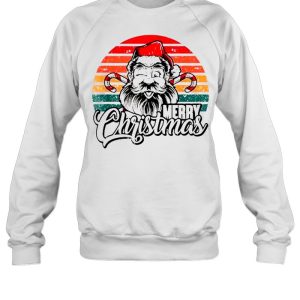 Santa Claus Vintage Merry Christmas Sweatshirt 4