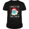 Santa Claus face mask I wear it for the hos Christmas 2020 shirt