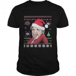 Santa Clause Albert Einstein Genius Physicist Xmas christmas shirt
