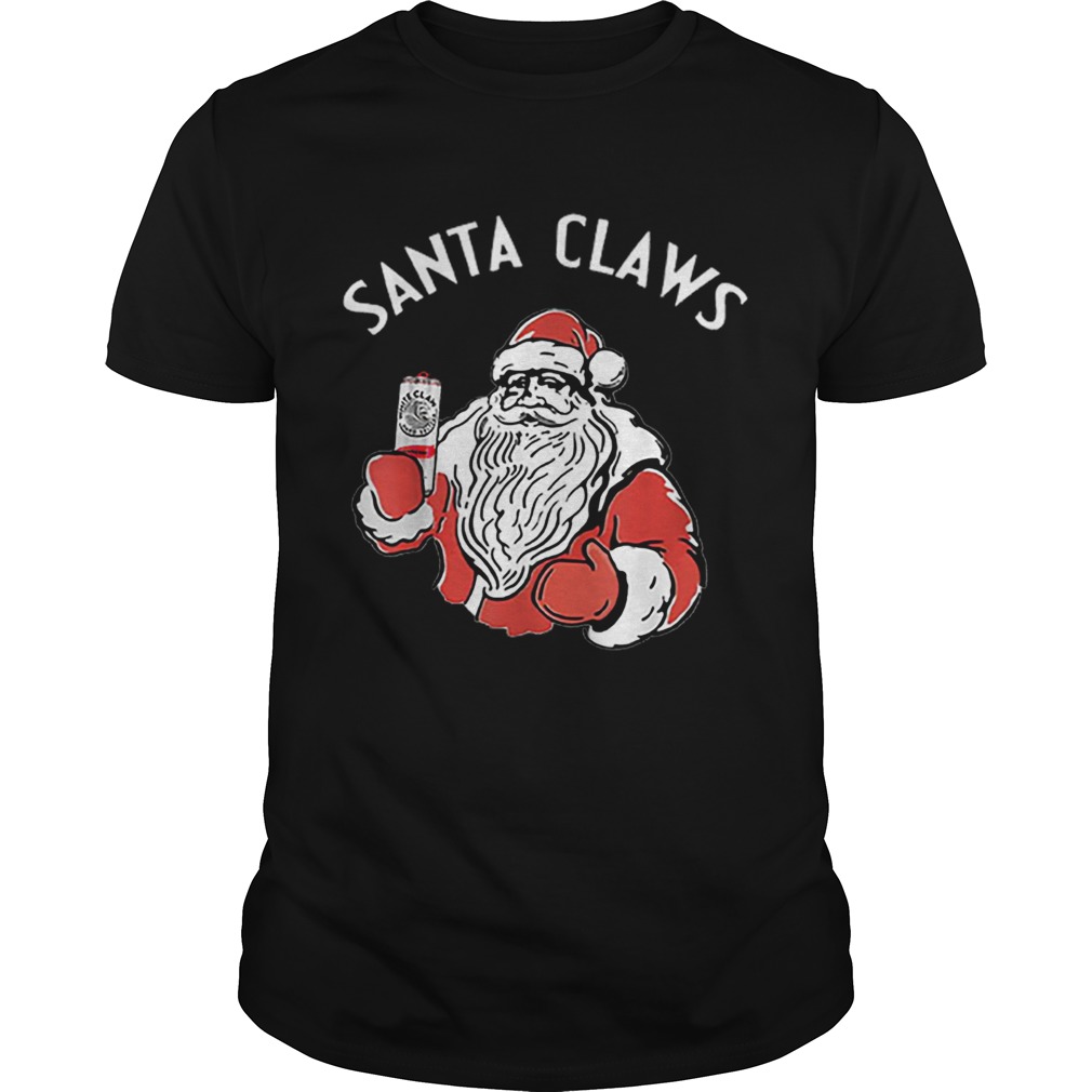 Santa Claws Christmas White Claw Hard Seltzer shirt Santa Claws Christmas White Claw Hard Seltzer shirt
