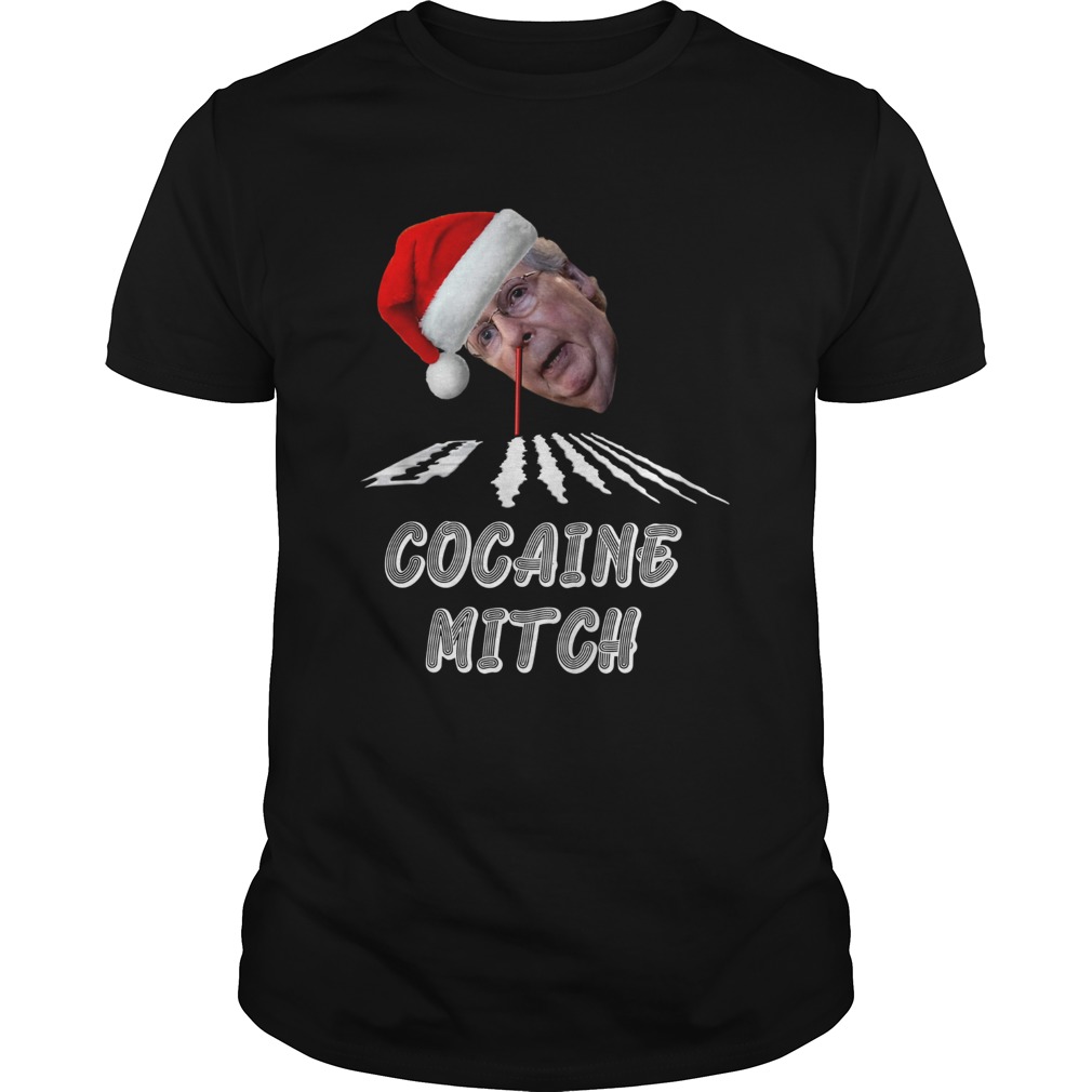 Santa Cocaine Mitch Christmas shirt Santa Cocaine Mitch Christmas shirt