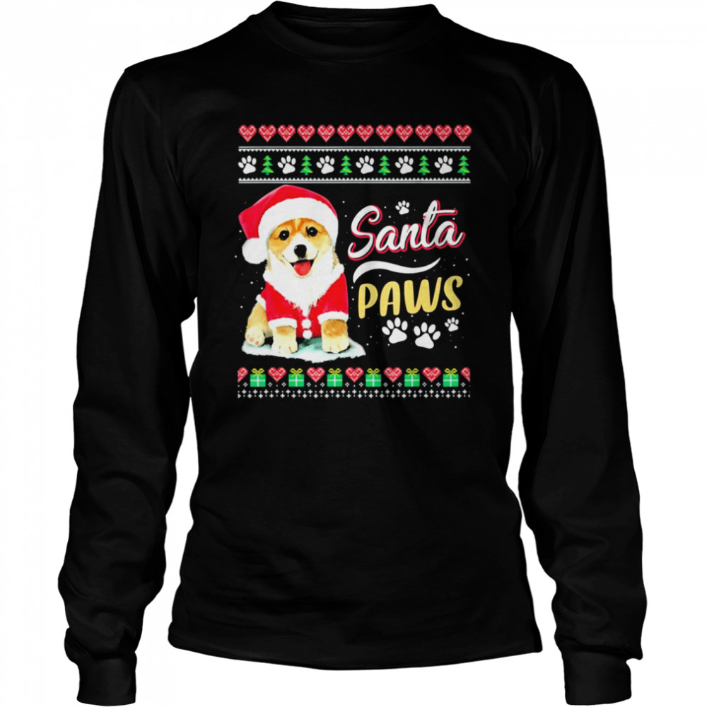 Santa Coggi Santa Paws Ugly Christmas shirt Santa Coggi Santa Paws Ugly Christmas shirt