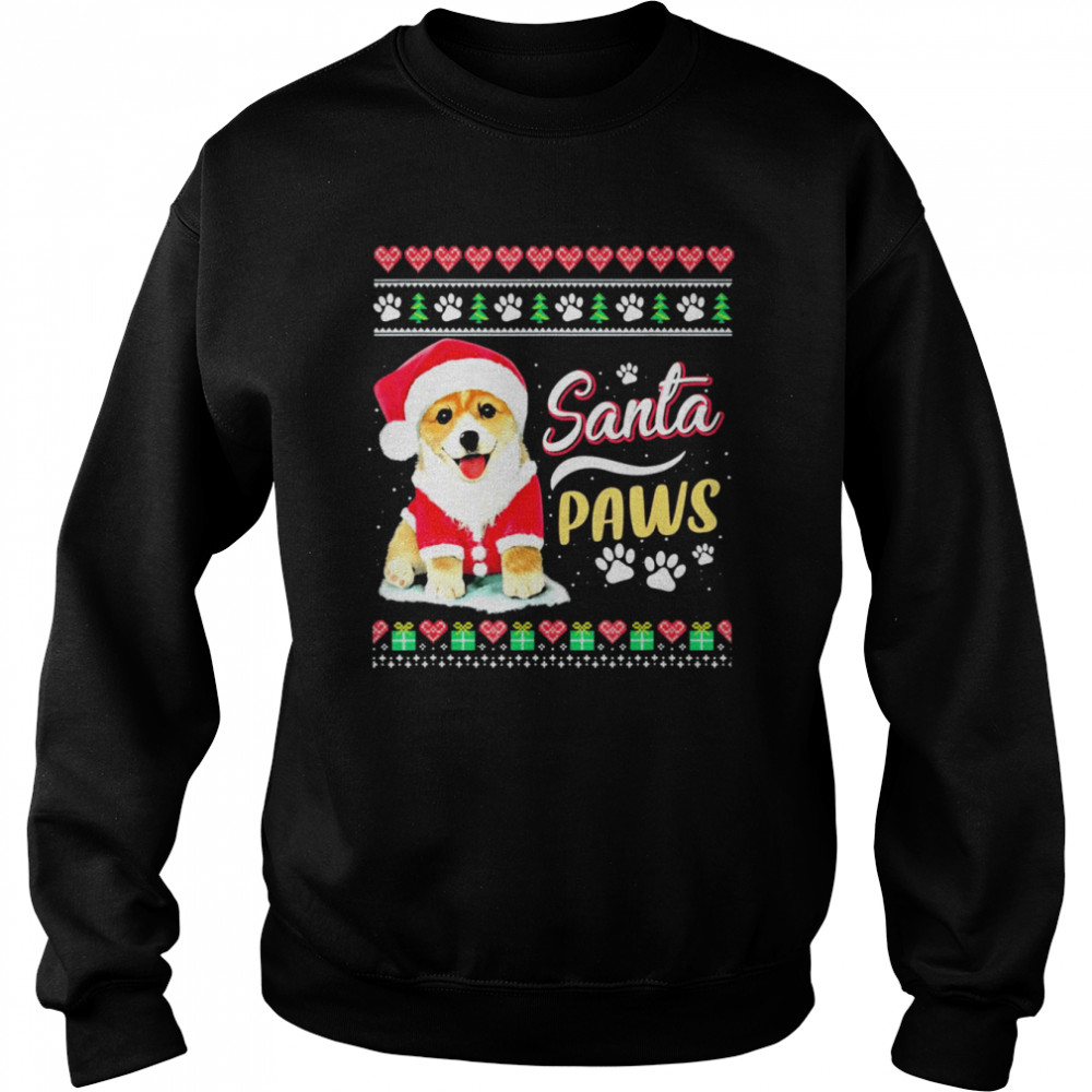 Santa Coggi Santa Paws Ugly Christmas shirt Santa Coggi Santa Paws Ugly Christmas shirt
