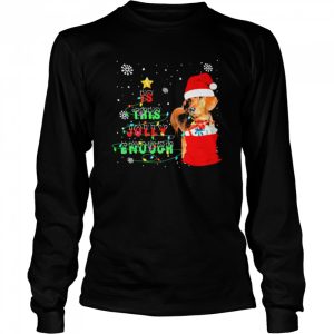 Santa Dachshunds is this jolly enough Christmas shirt 3