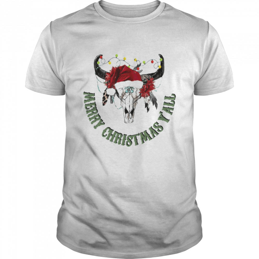 Santa Deer Merry Christmas Y’all Vintage shirt Santa Deer Merry Christmas Y’all Vintage shirt
