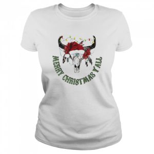 Santa Deer Merry Christmas Y’all Vintage shirt