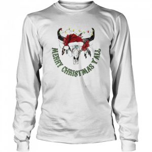 Santa Deer Merry Christmas Y'all Vintage shirt 3