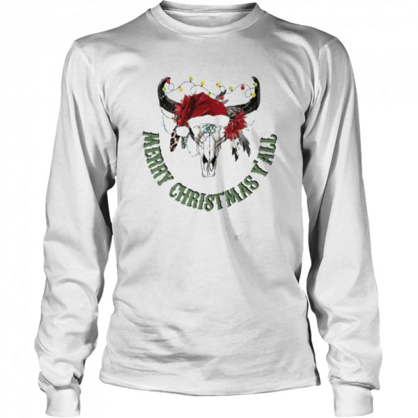 Santa Deer Merry Christmas Y’all Vintage shirt