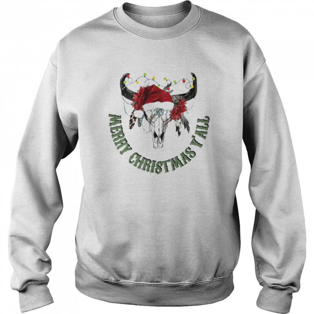 Santa Deer Merry Christmas Y’all Vintage shirt Santa Deer Merry Christmas Y’all Vintage shirt