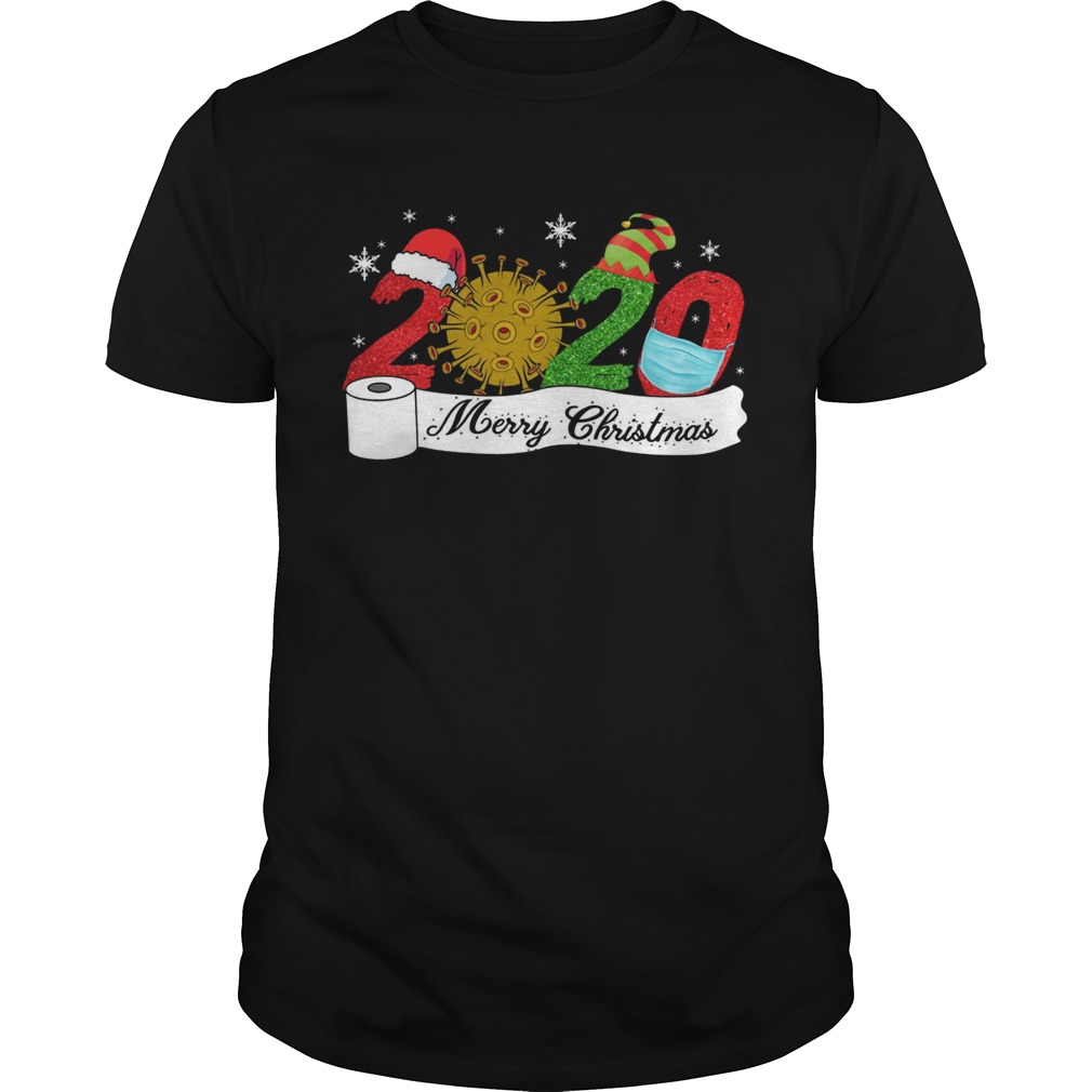 Santa Elf Hat Xmas Quarantine Coronavirus Toilet paper Merry Christmas 2020 shirt Santa Elf Hat Xmas Quarantine Coronavirus Toilet paper Merry Christmas 2020 shirt