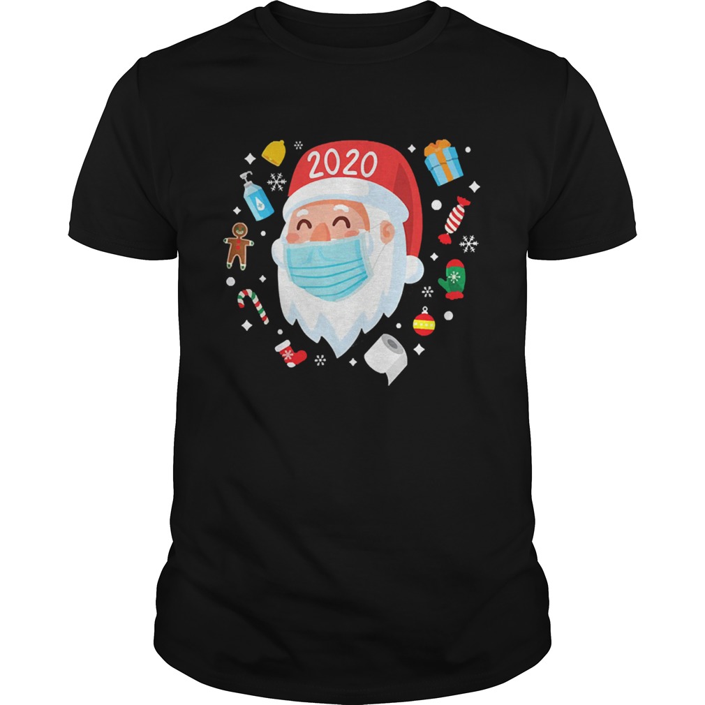 Santa Face Mask Funny Christmas Pajama For shirt Santa Face Mask Funny Christmas Pajama For shirt