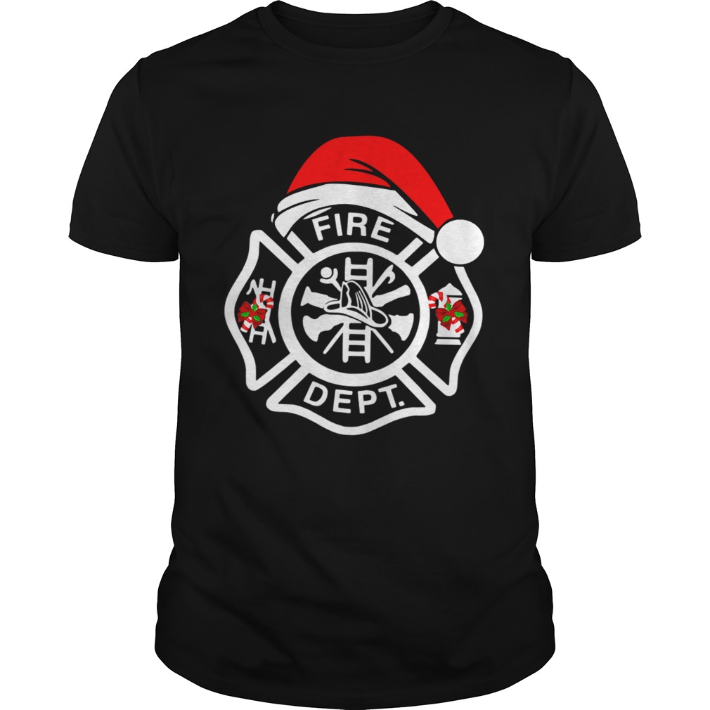 Santa Fire Dept Merry Christmas shirt Santa Fire Dept Merry Christmas shirt