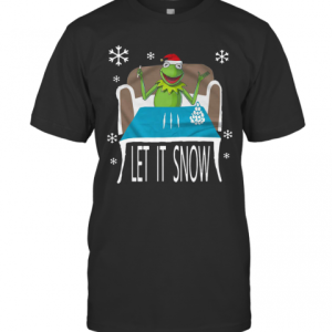 Santa Frog Let It Snow Christmas T-Shirt