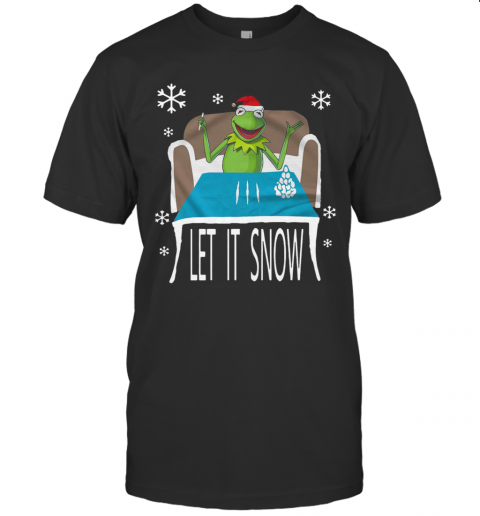 Santa Frog Let It Snow Christmas T-Shirt Santa Frog Let It Snow Christmas T-Shirt