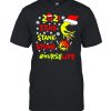 Santa Grinch Hand 2021 Stink Stank Stunk Nurse Life Coronavirus Christmas Sweater T-shirt
