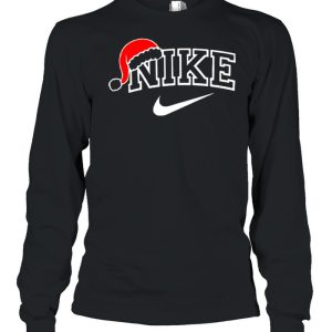 Santa Hat Nike Believe Christmas Sweatshirt 3