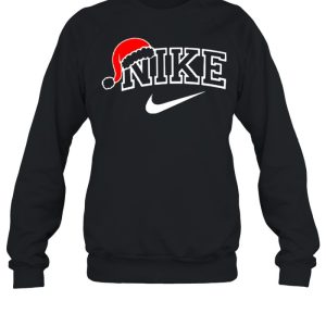 Santa Hat Nike Believe Christmas Sweatshirt 4