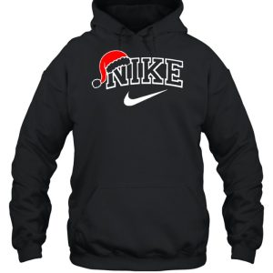 Santa Hat Nike Believe Christmas Sweatshirt 5