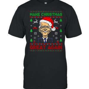 Santa Joe Biden Make Christmas Great Again Ugly Christmas Sweatshirt