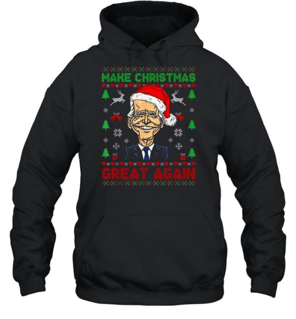 Santa Joe Biden Make Christmas Great Again Ugly Christmas Sweatshirt
